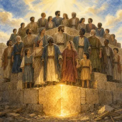 Ephesians: many nations built together on Christ the cornerstone
