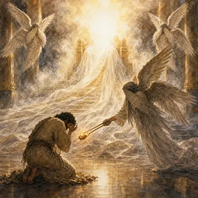 The Book of Isaiah: Isaiah before the holy throne and the burning coal