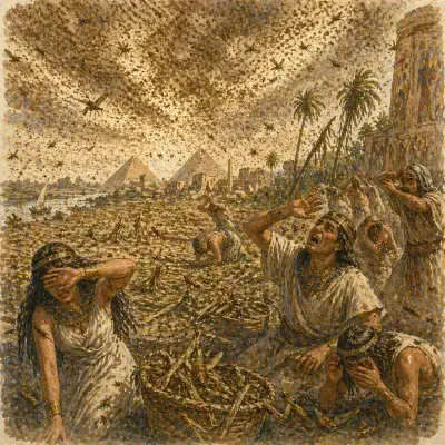 Exodus 10: The Plagues of Locusts and Darkness