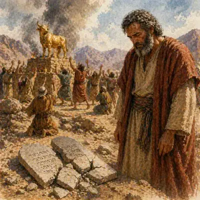 Exodus 32: The Golden Calf and the Breaking of the Covenant