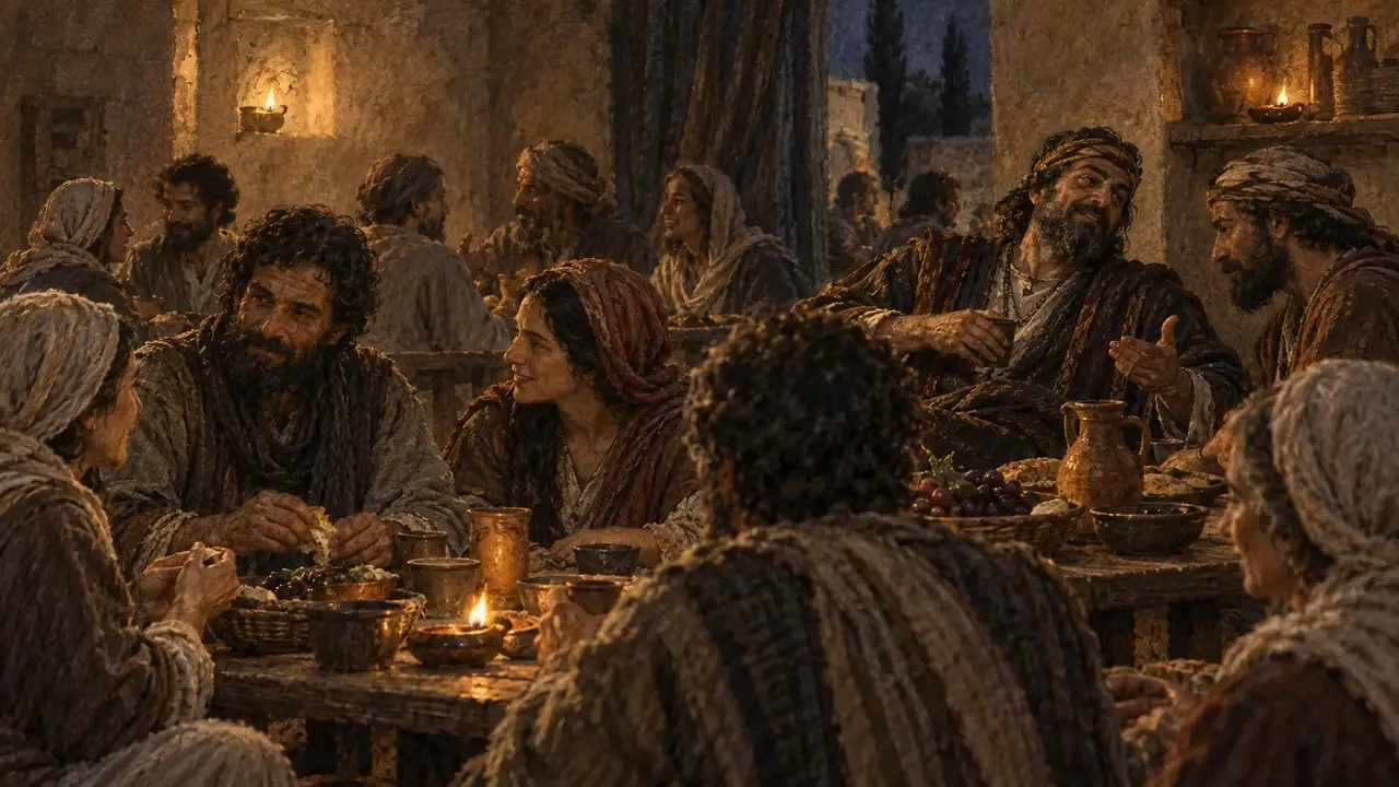 A christian gathering infiltrated by false teachers