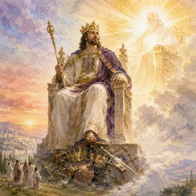Psalm 110 the Messiah sits at the right hand of Yahweh