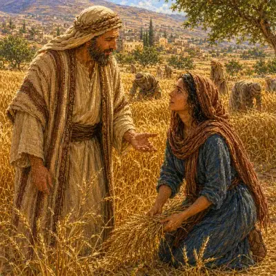 Ruth 2: Ruth Gleans in Boaz's Field: Under the Wings of Yahweh